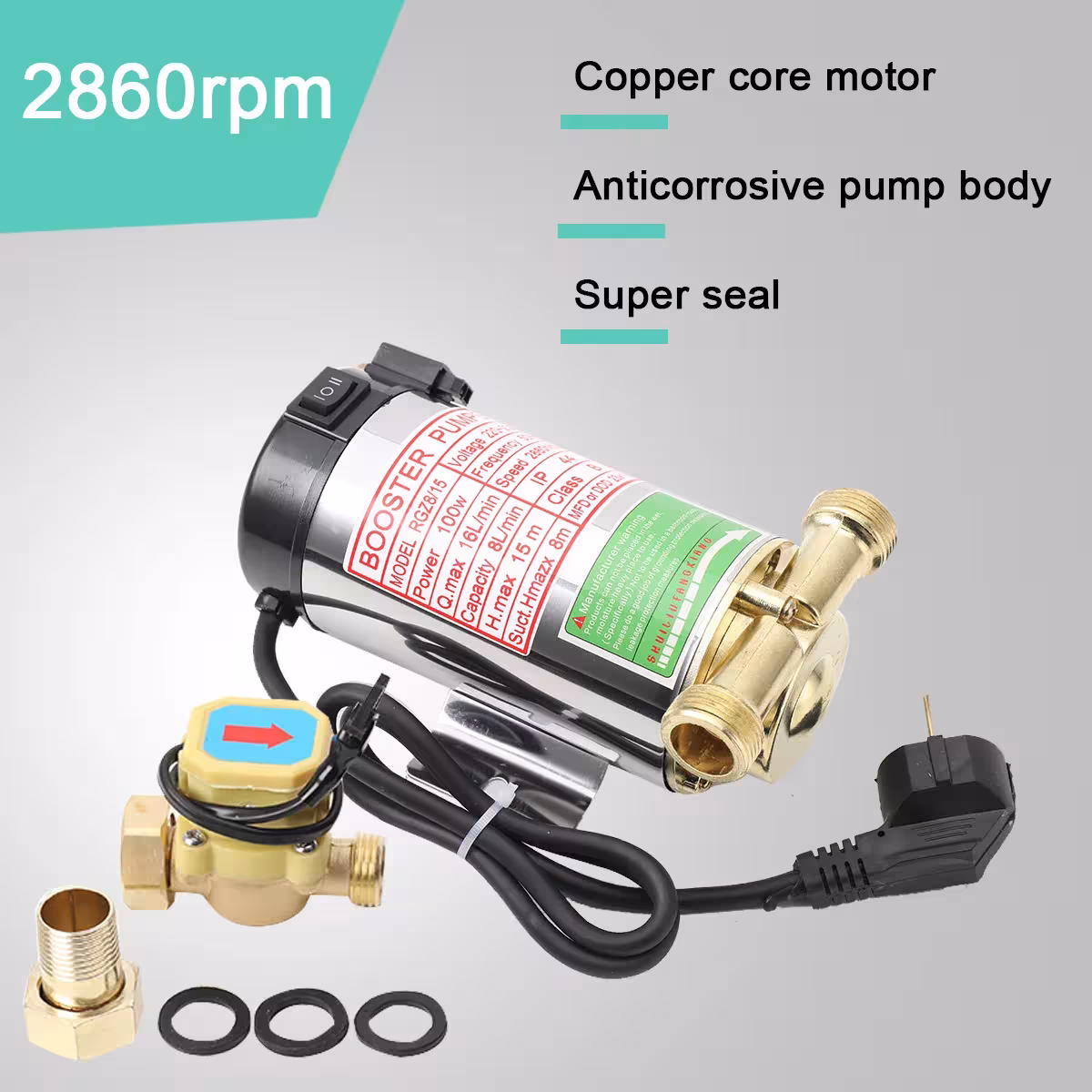 pressure booster pump