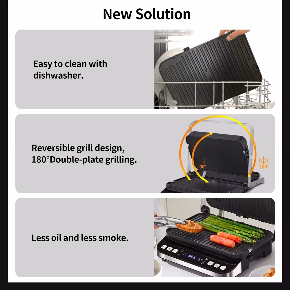 grill de contact 2000W