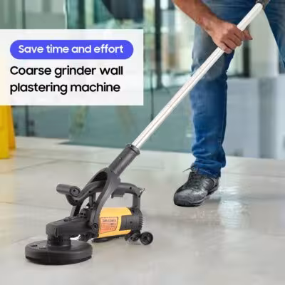 3800W Wall Grinding Machine Handheld Coarse Grinder Wall Plastering Machine With Extension Rod Walls Concrete Floors Polish Tool 1