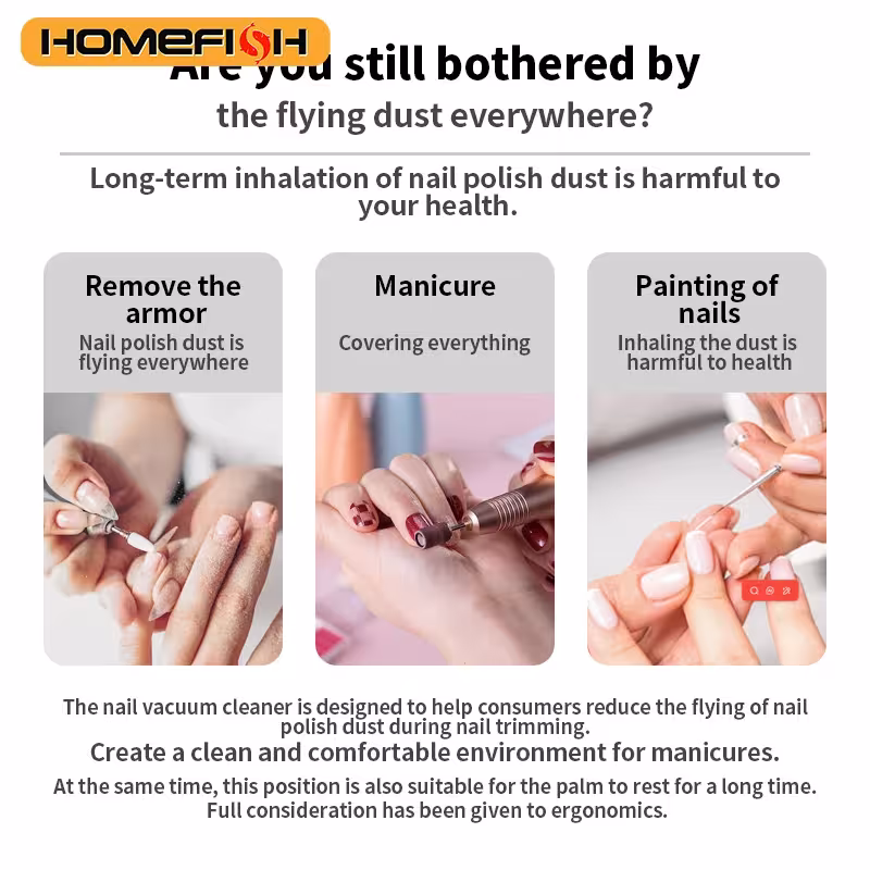 aspirateur à poussière de ongles