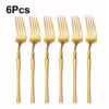 6 pieces - dinner fork
