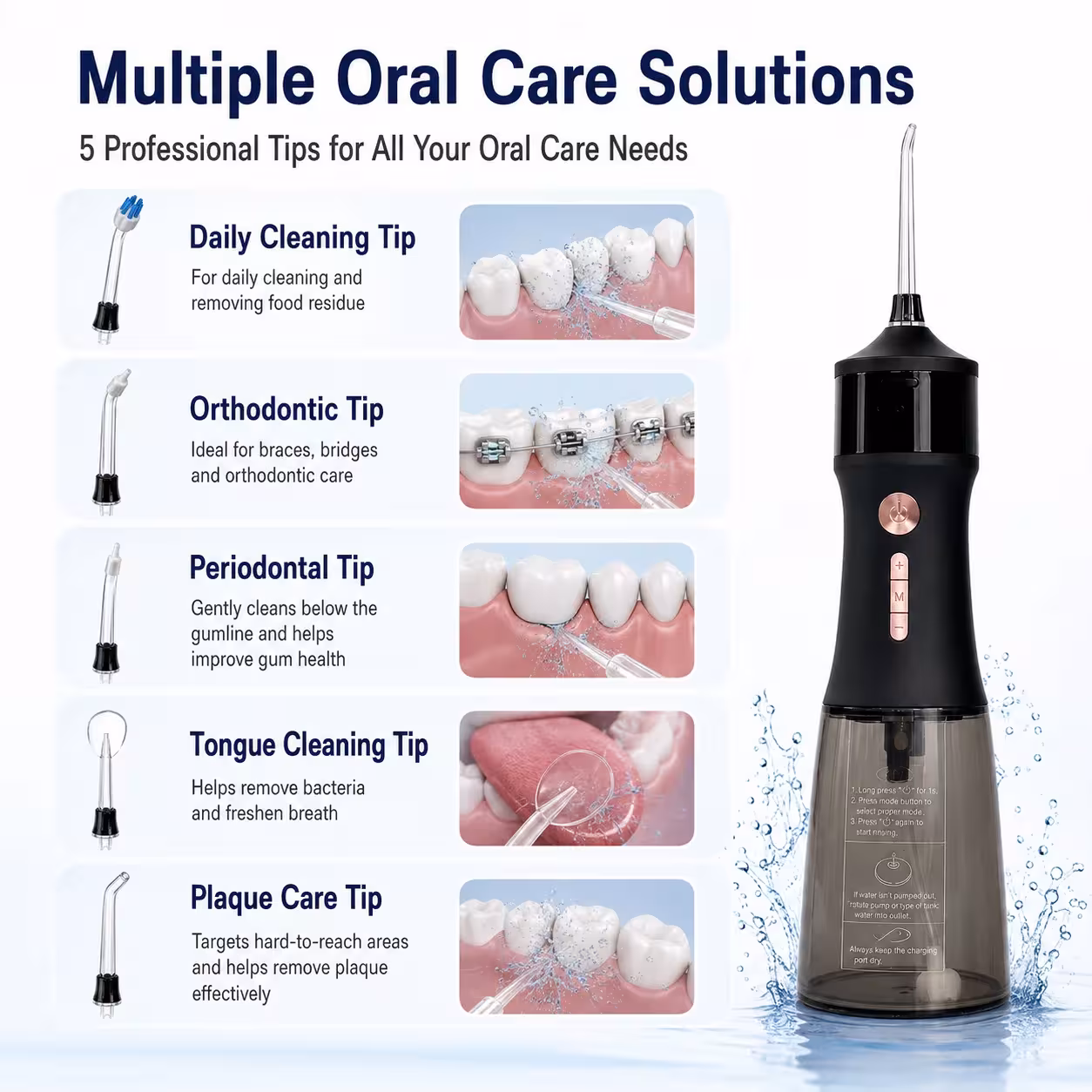 UVC dental irrigator