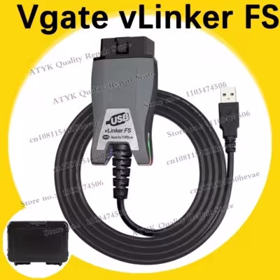 Vgate VLinker FS USB ELM327 For Ford FORScan For Mazda HS MS CAN ELM327 OBD 2 OBD2 Car Diagnostic Scanner Interface Tools OBDII 1