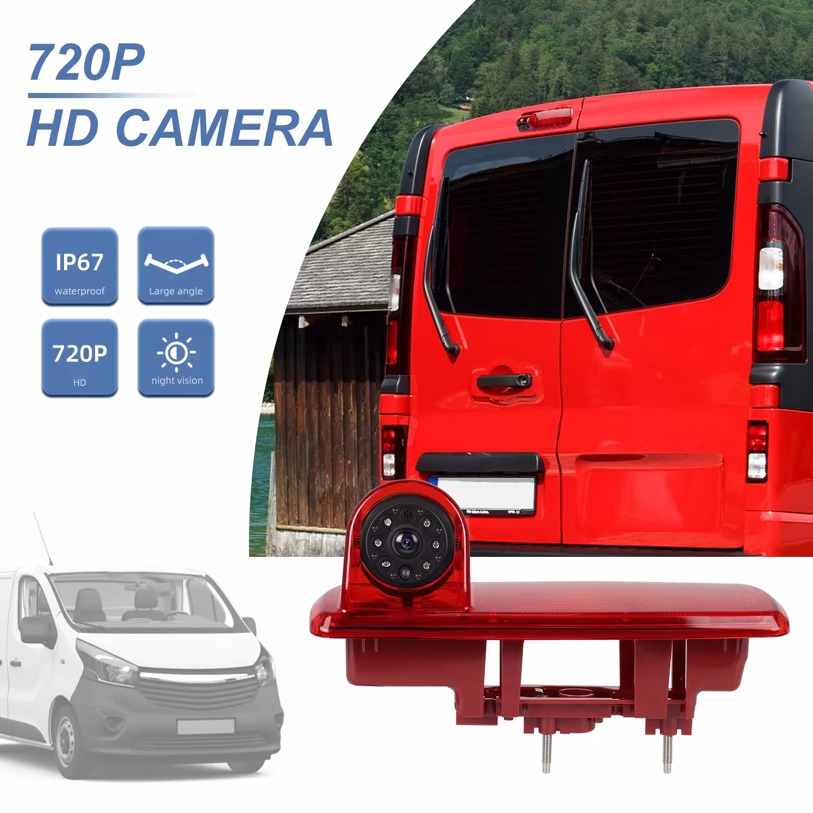 telecamera per auto con visione posteriore