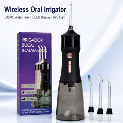 Dr Yadent YD221 Smart Water Flosser with UVC 335ml Oral Irrigator 4 Modes 3 Pressure Levels Type-C 1800mAh Dental Irrigator 1