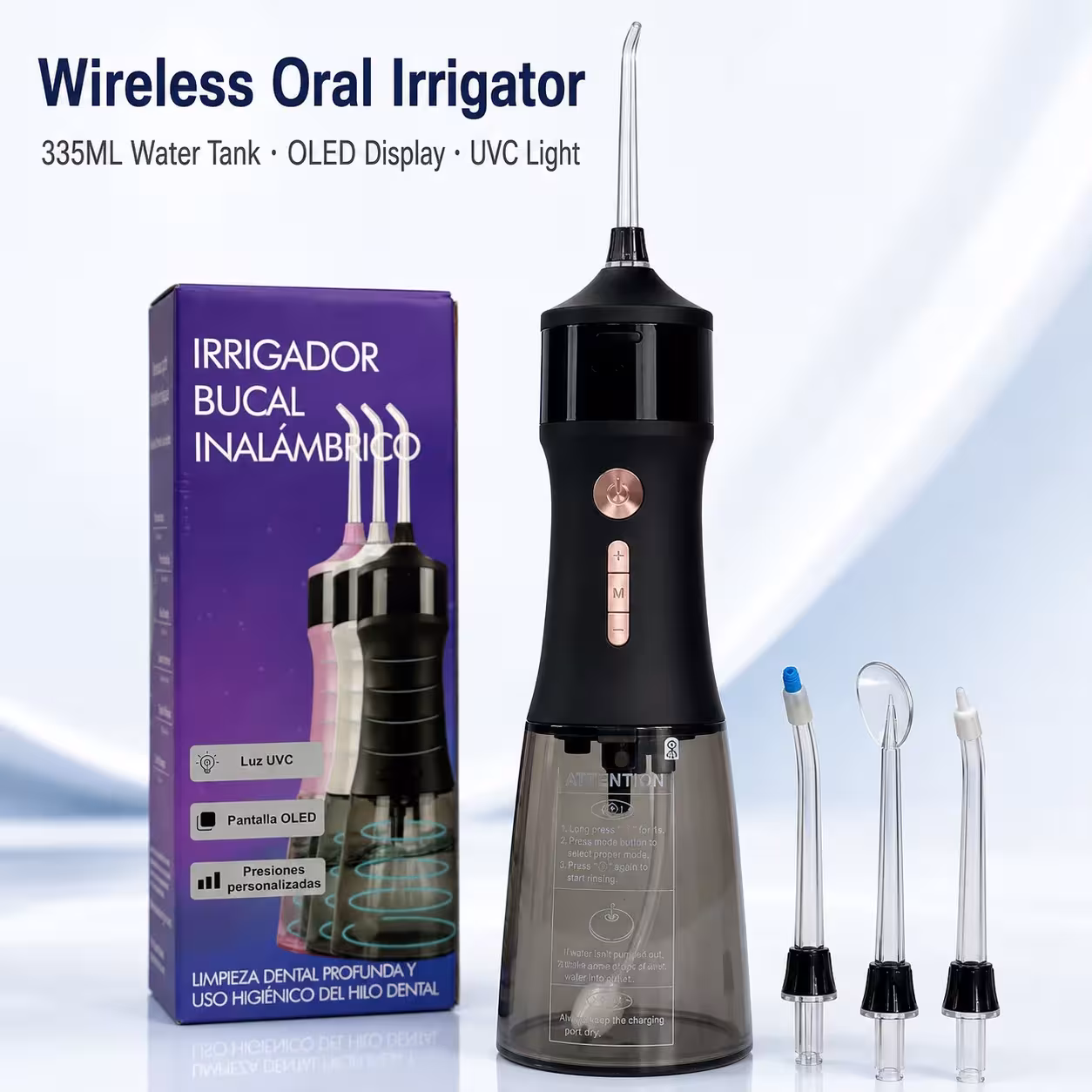 Dr. Yadent YD221 Smart Oral Irrigator with UVC Cleaning, 335ml