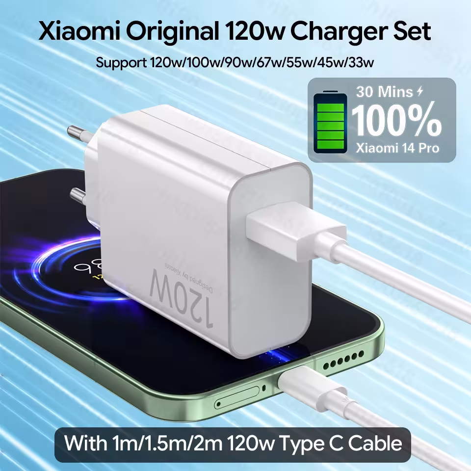 120W GaN įkroviklis