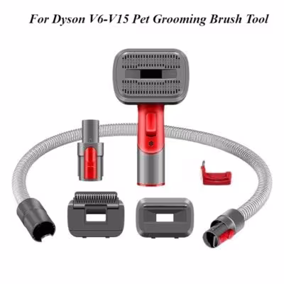 For Dyson V6-V15 Pet Grooming Brush Tool - Animal Hair Removal Attachment for Vacuums 1