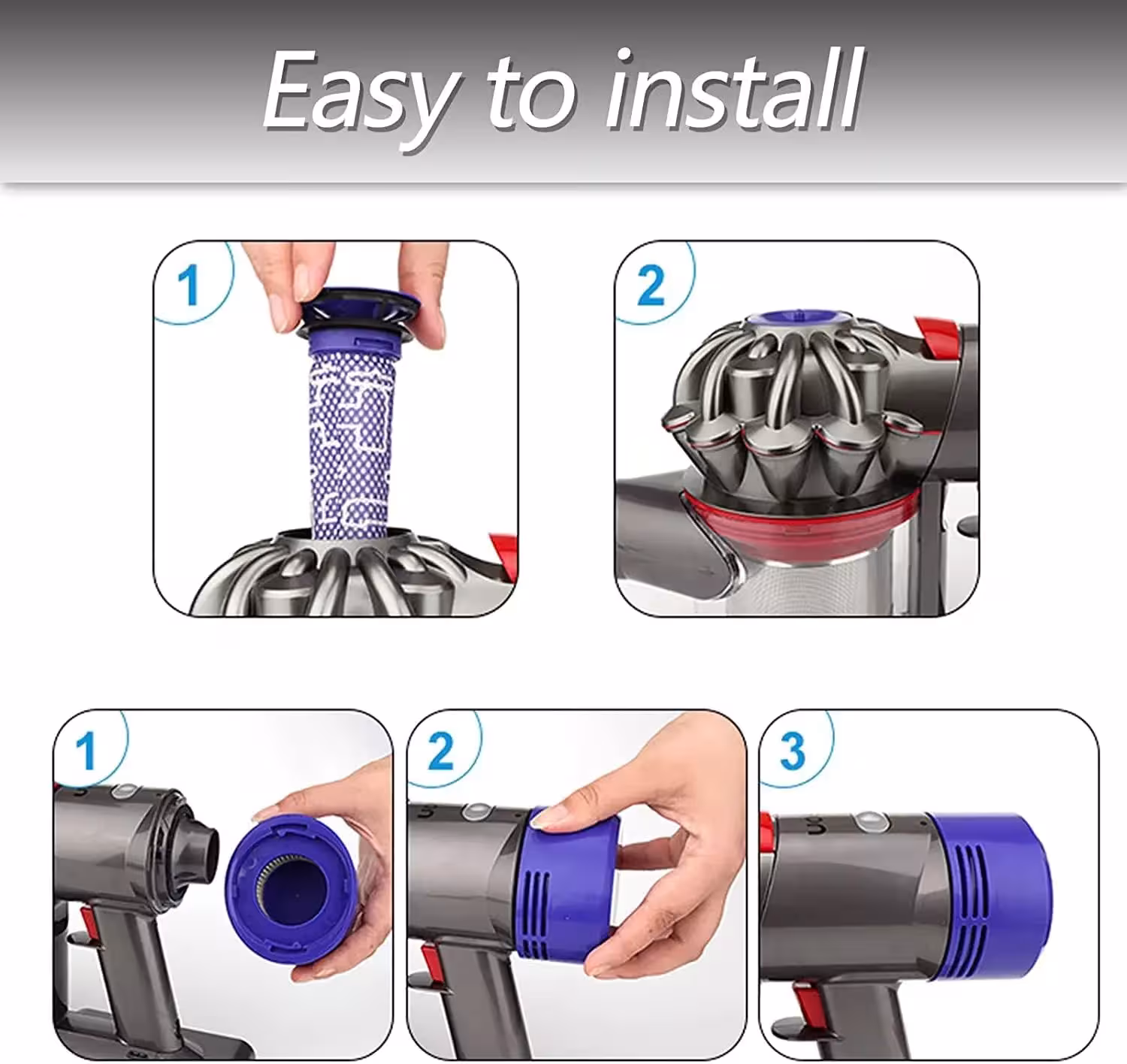 HEPA filtras Dyson V7 V8