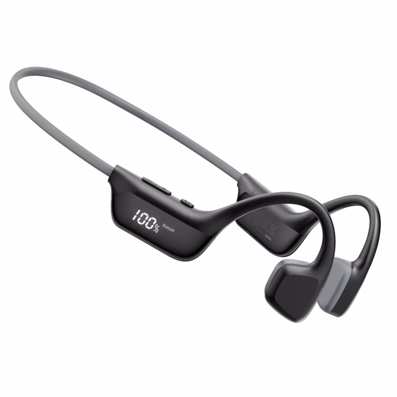 DOOGEE BoneBeat Run bone conduction headphones with LED display for running and cycling