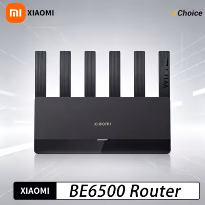 Xiaomi Router BE6500 6500Mbps 2.5G Ethernet Port Dual Frequency 2.4/5GHz 6 Independent Signal Amplifiers Mesh Quad Nucleus Wifi7 1