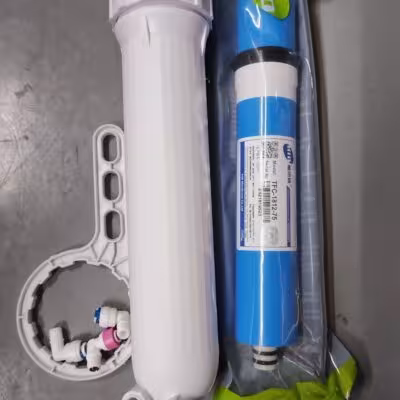Water Filter 75 GPD RO Membrane + Membrane Housing Complete With 3 Pcs Fittings and Spanner 1