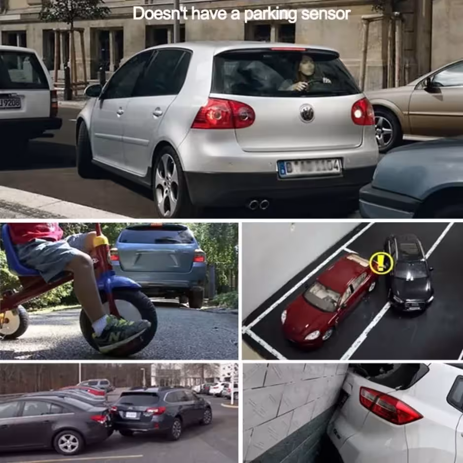 sistema de sensores de estacionamiento para automóviles