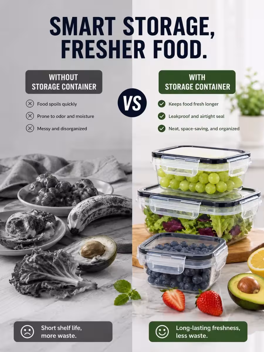 boîtes de rangement pour aliments