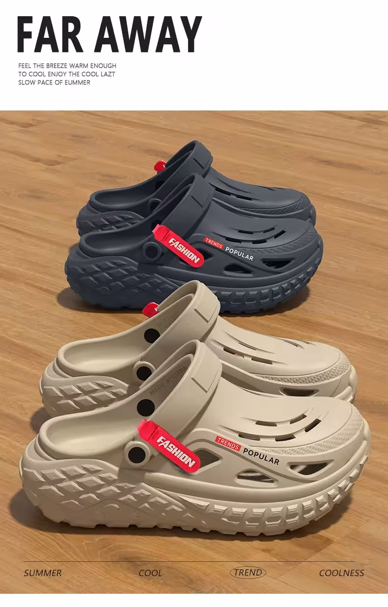 Chanclas para hombre con suela antideslizante
