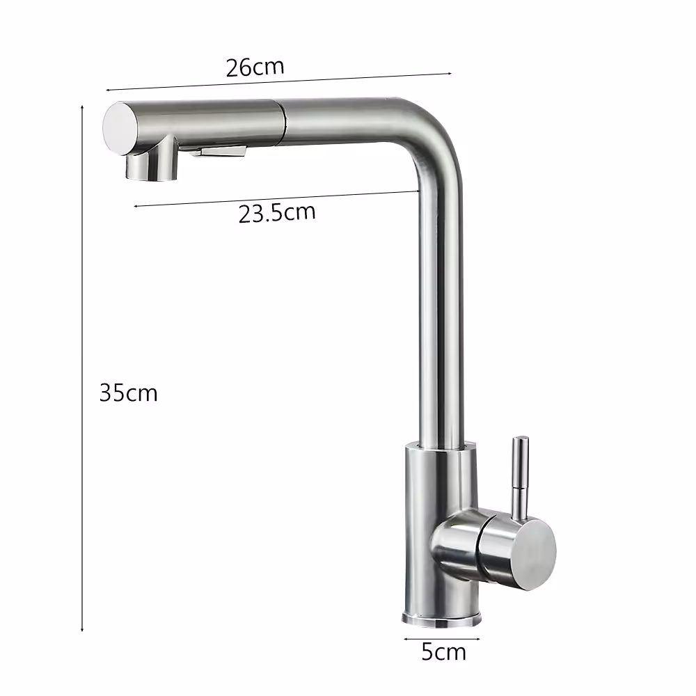 grifo de cocina extraíble