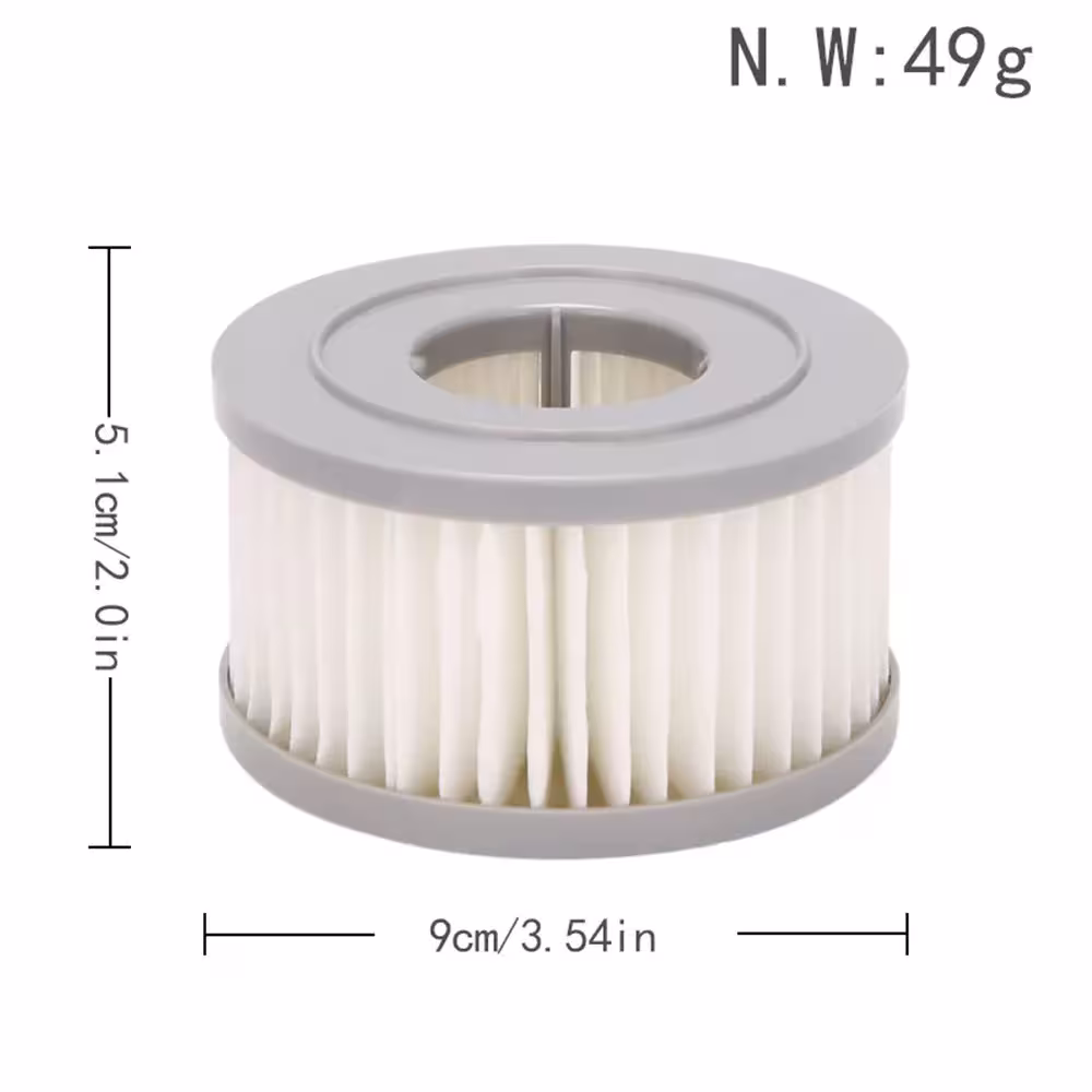 HEPA filter for vacuum cleaner.