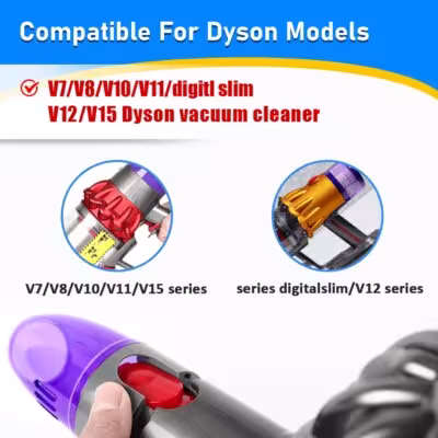 Vacuum Suction Head Adapter Vacuum Cleaner For Dyson V8 V10 V11 V15/V10slim V12slim Home Compression Storage Bag Nozzle Pump 2