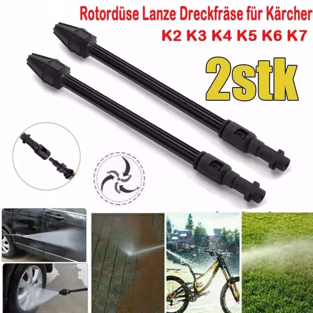 Ugello turbo rotante ad alta pressione per lavapavimenti Karcher K2 K3 K4 K5 K6 K7, 2 pezzi