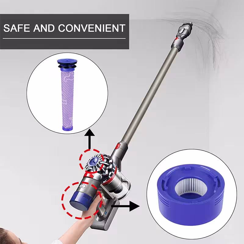 dulkių siurblio filtrai Dyson V7 V8