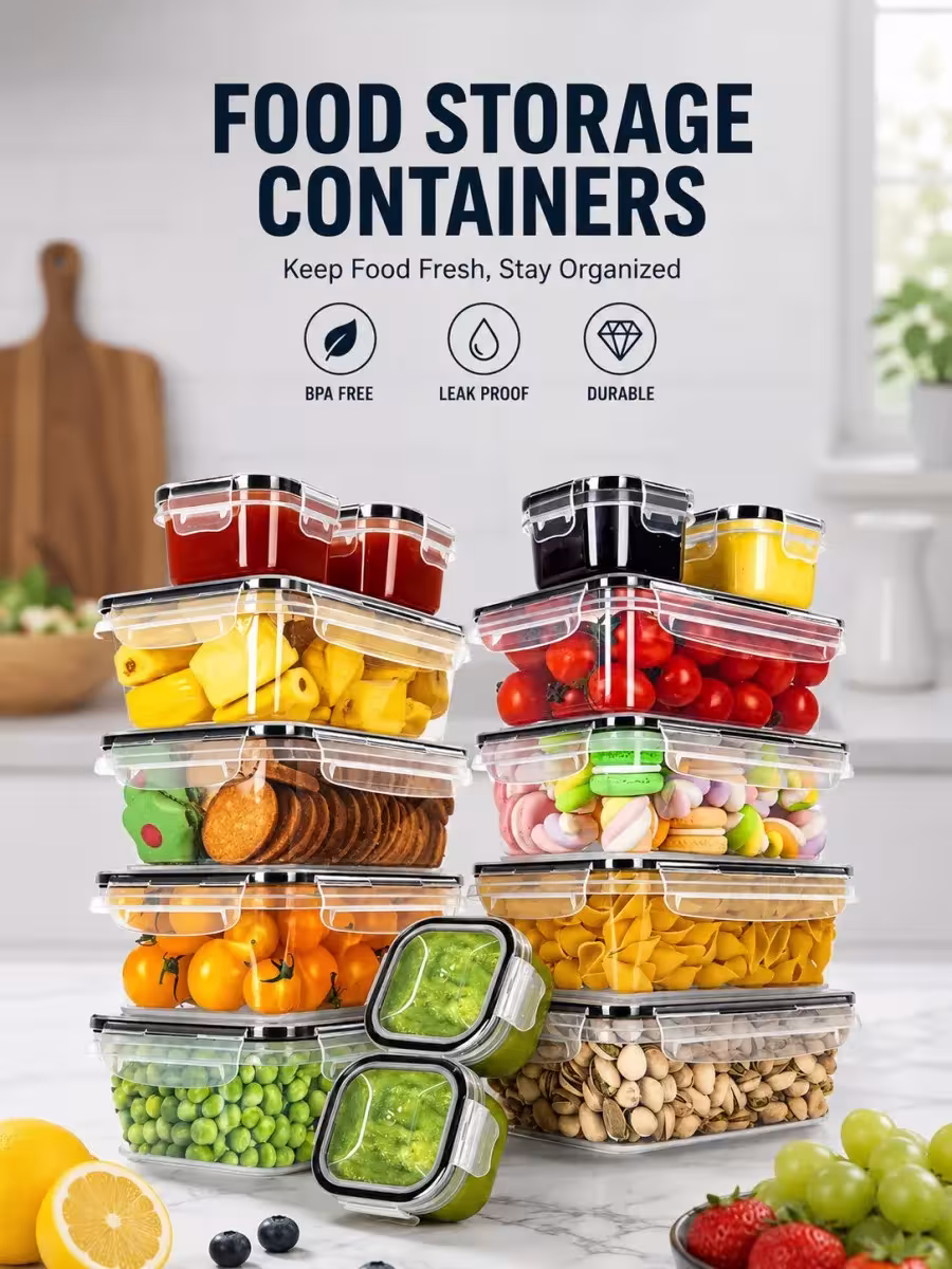 boîtes de rangement pour aliments
