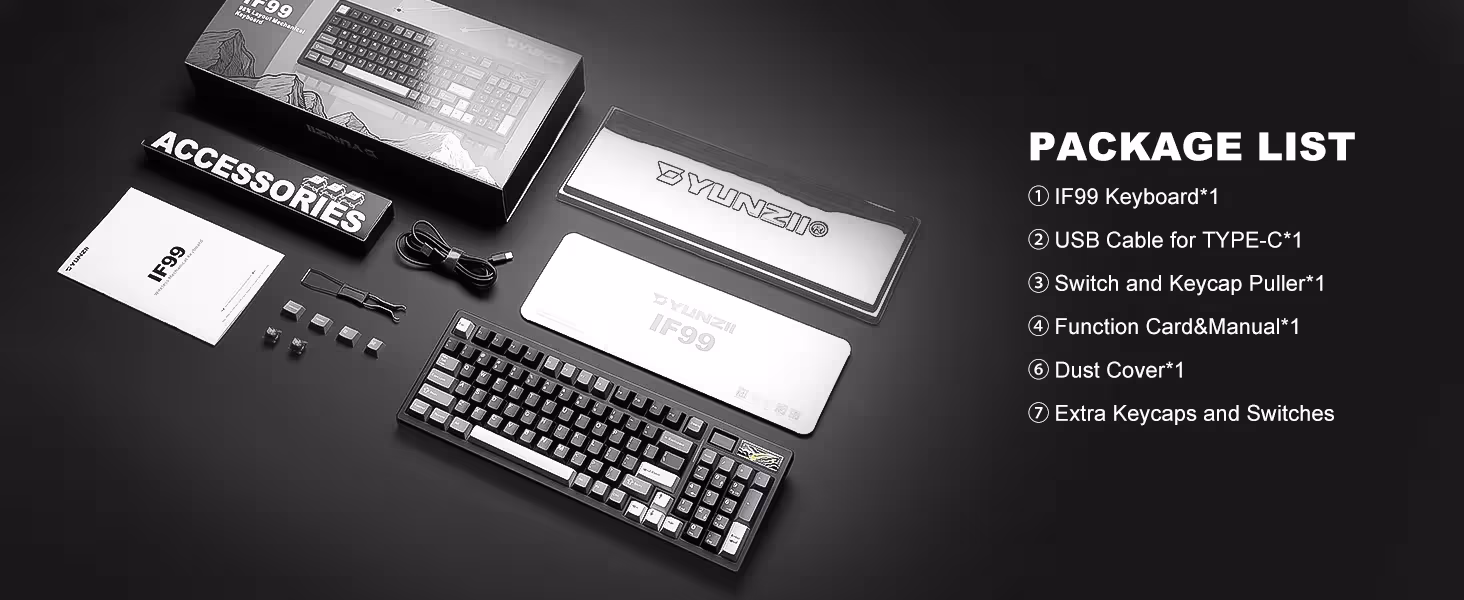 Mechanical gaming keyboard with LCD screen