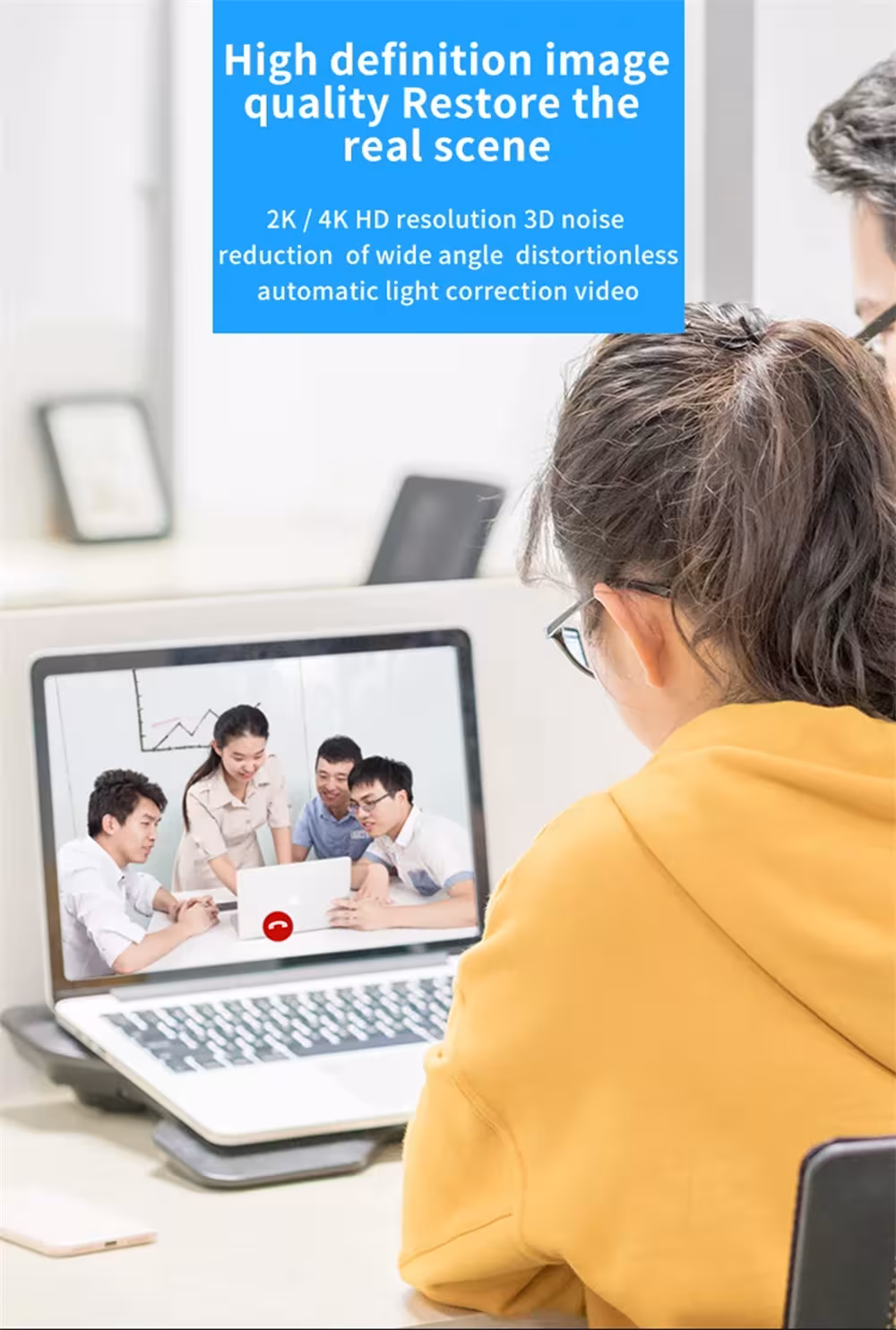 Cámara web con enfoque automático