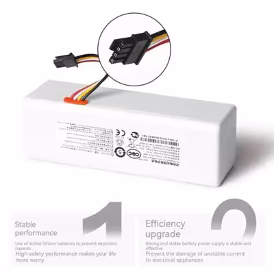 14.4V Replacement Battery SKV4093GL STYTJ01ZHM P1904 For Xiaomi Mijia 1C Robot Vacuum Mop Cleaner Li‑ion Battery Pack Poland Warehouse 2