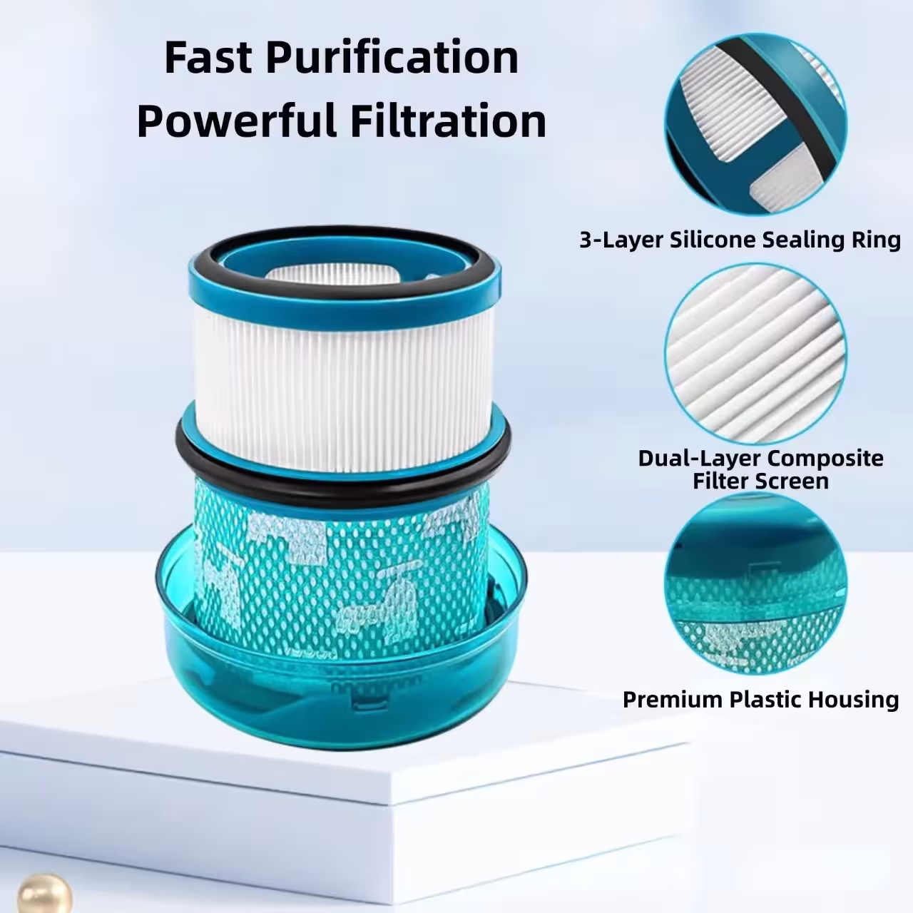 Filtre HEPA pour aspirateur Dyson