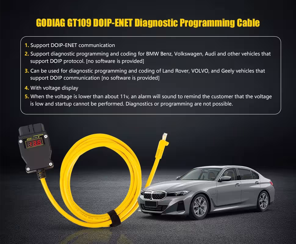 Câble de programmation de diagnostic