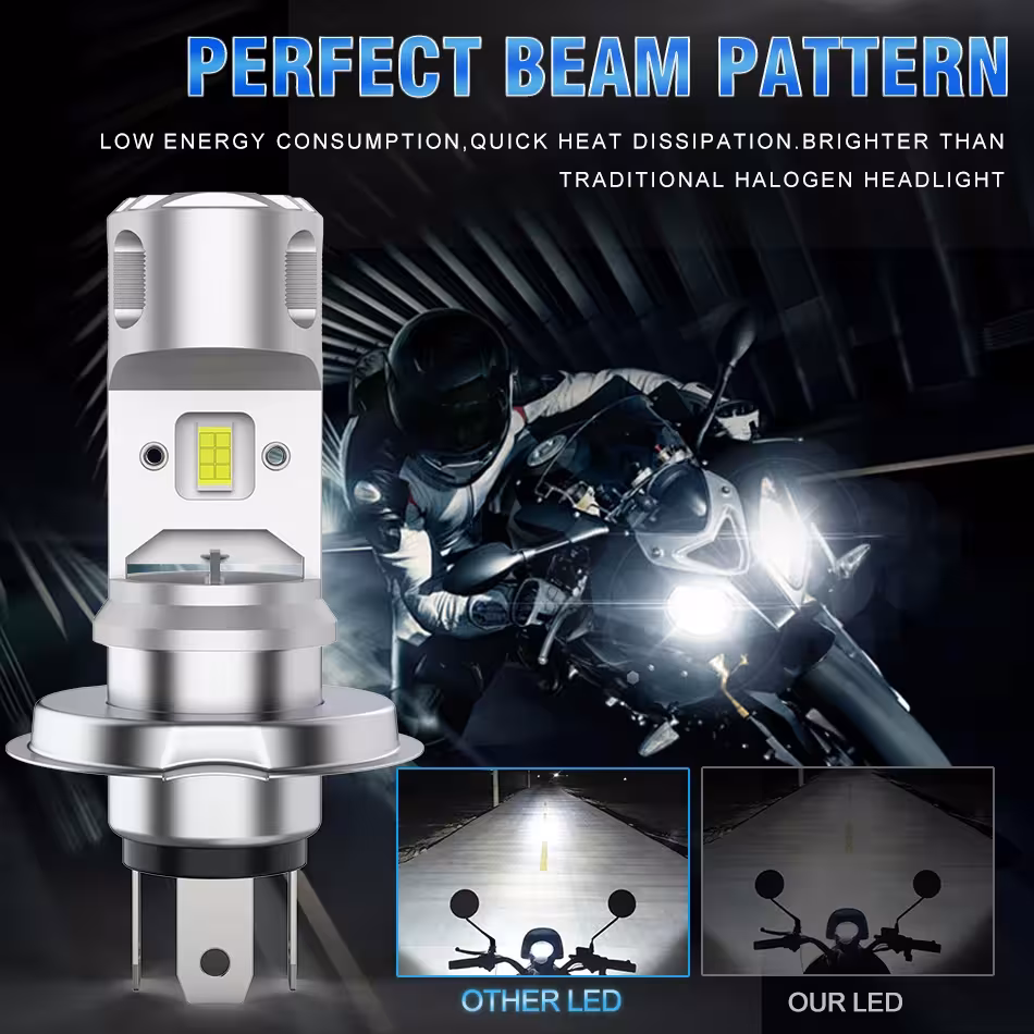 Ampoule LED pour moto.