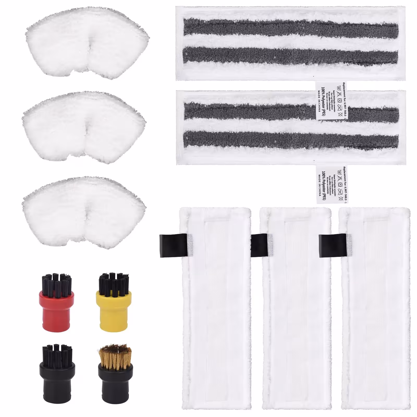 Set di panni in microfibra Karcher Easyfix SC2 SC3 SC4 SC5 per pulitori a vapore, 12 pezzi.