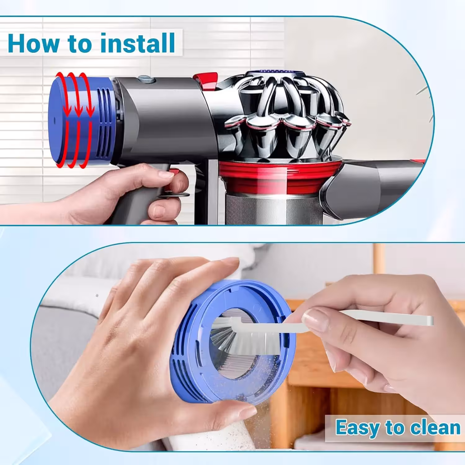 HEPA filtras Dyson V7 V8