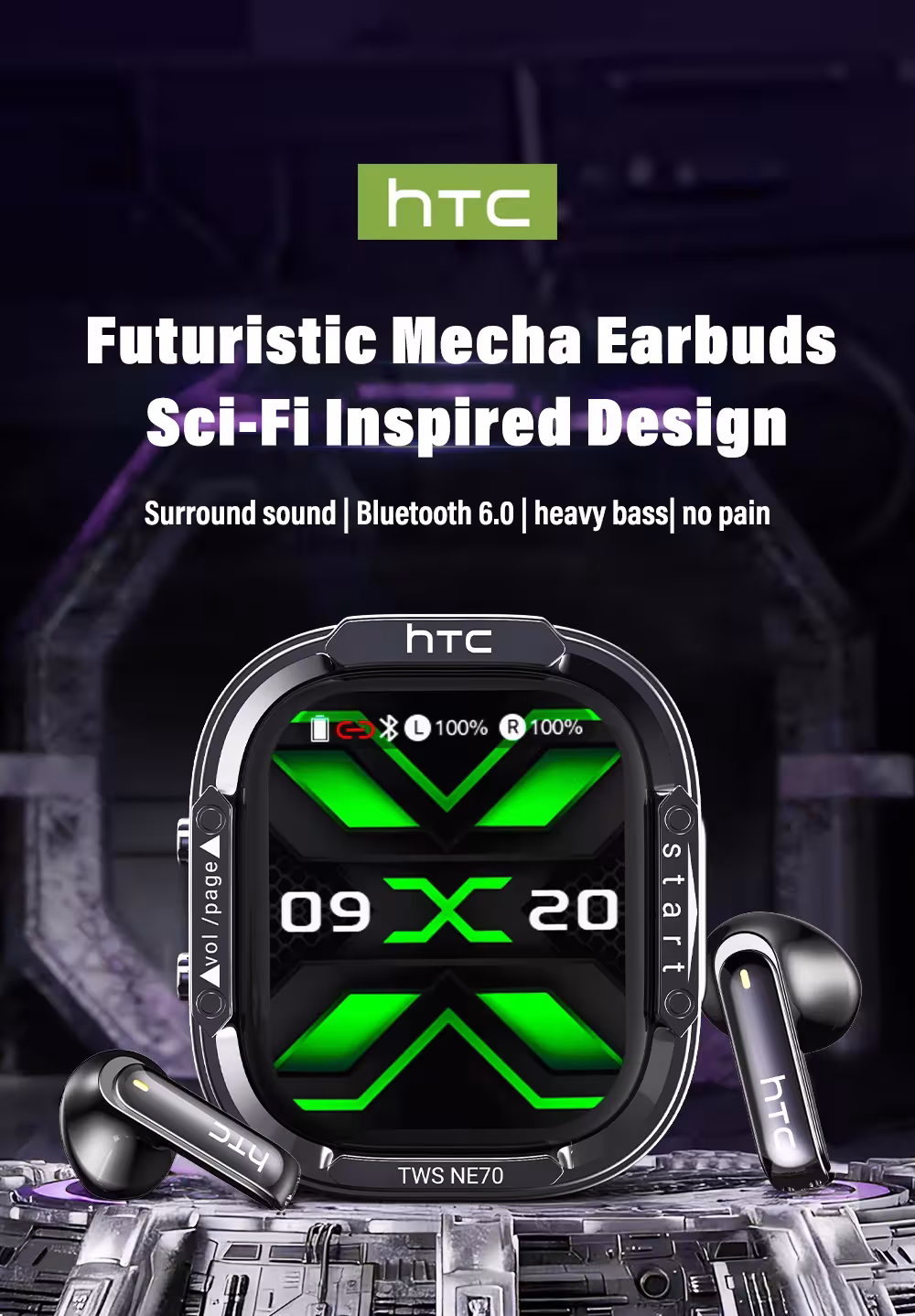 wireless Bluetooth headphones