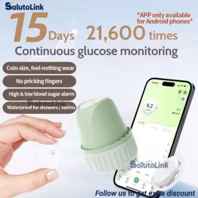 AiDexx Glucose Sensor GX-01S CGM 15 Days Continuous Glucometer CGMS No Blood Diabetes Sugar Test Glucose Monitor Aidex2 Sensor 1