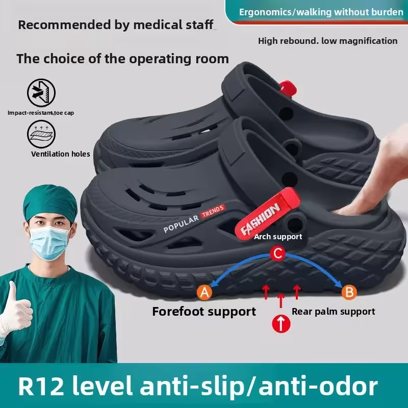 Chanclas para hombre con suela antideslizante