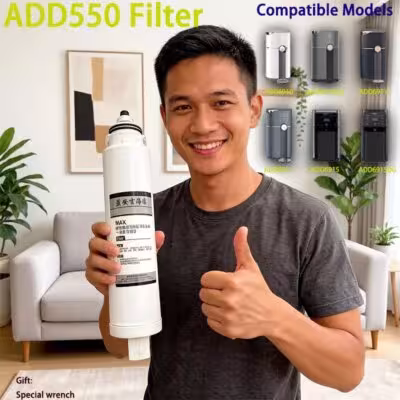 For Philips Instant Heat Water Purifier Filter ADD550 for Instant Heat Water Dispenser ADD6910/6910DG/ADD6911L/ADD6915/ADD6915DG 1