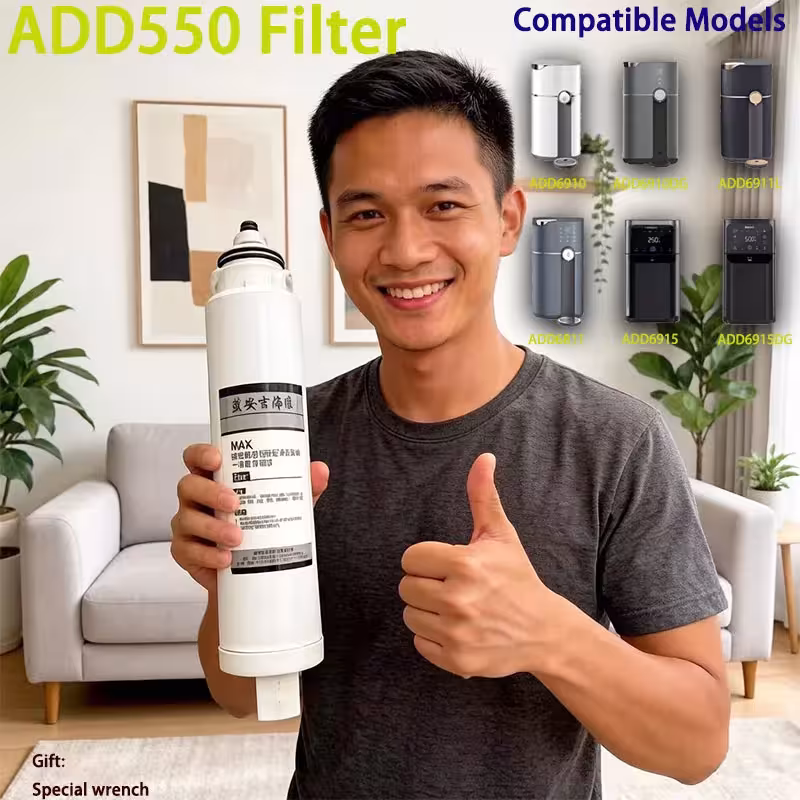 Filtro per acqua Philips ADD550 per erogatori di acqua calda ADD6910/6911L/6915