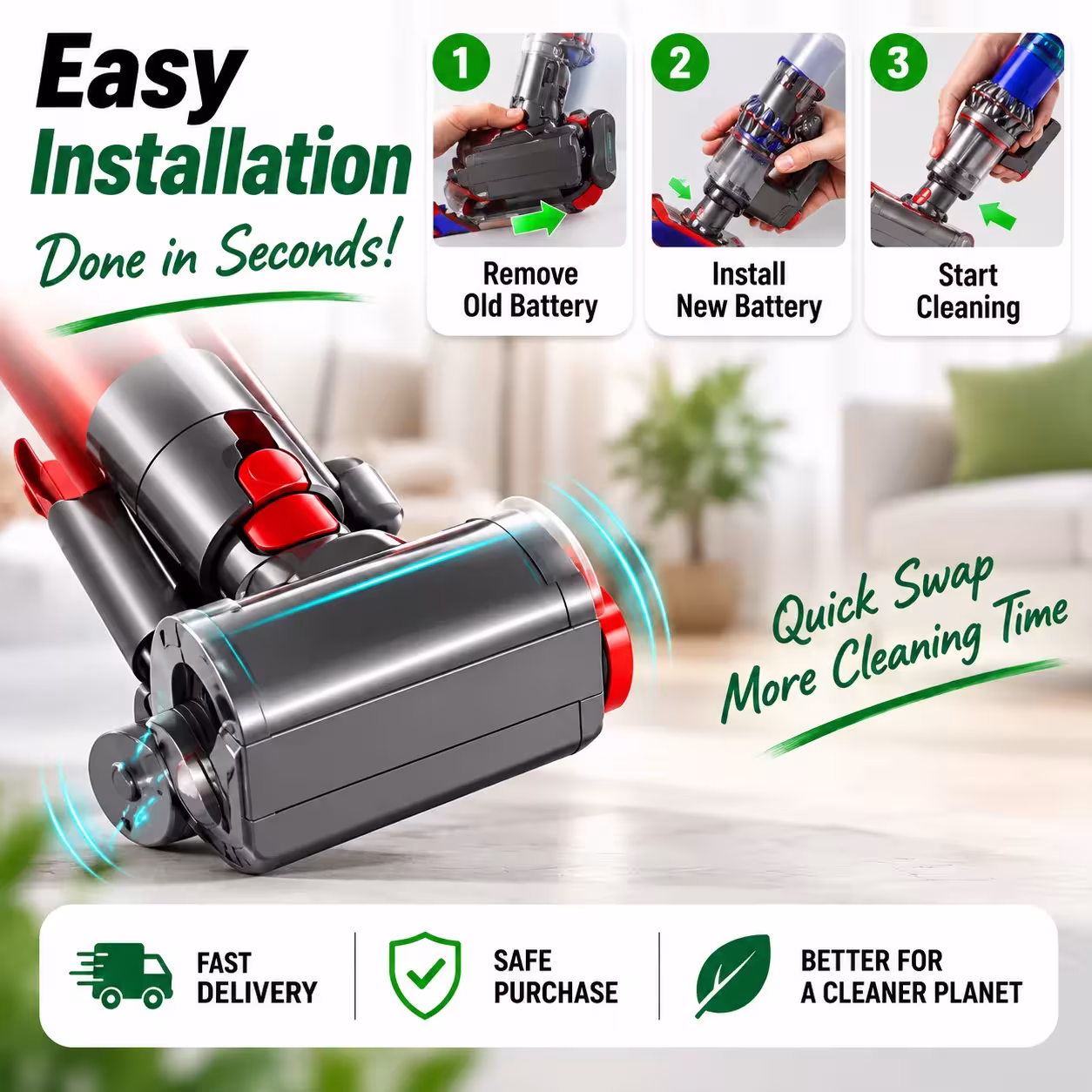 Batteria Dyson V11