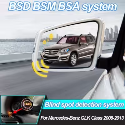 Rearview Mirror Blind Spot Detection System For Mercedes-Benz GLK Class 2008-2013 BSD BSM BSA Car Accessori Radar Detector 1