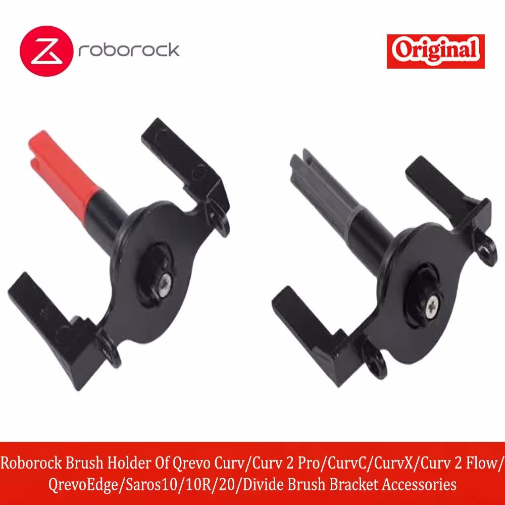 Roborock šepečio laikiklis Qrevo Curv/Curv 2 Pro/CurvC/CurvX/Curv 2 Flow/Edge/Saros10/10R/20 dulkių siurbliams