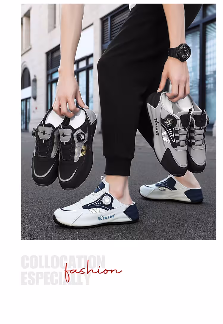 Męskie sandały typu slip-on