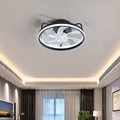 2 in 1 Modern Smart Ceiling Fan Bedroom Ceiling Fan With Light And Control Living Room Restaurant Indoor Decor LED Ceiling Fans 1