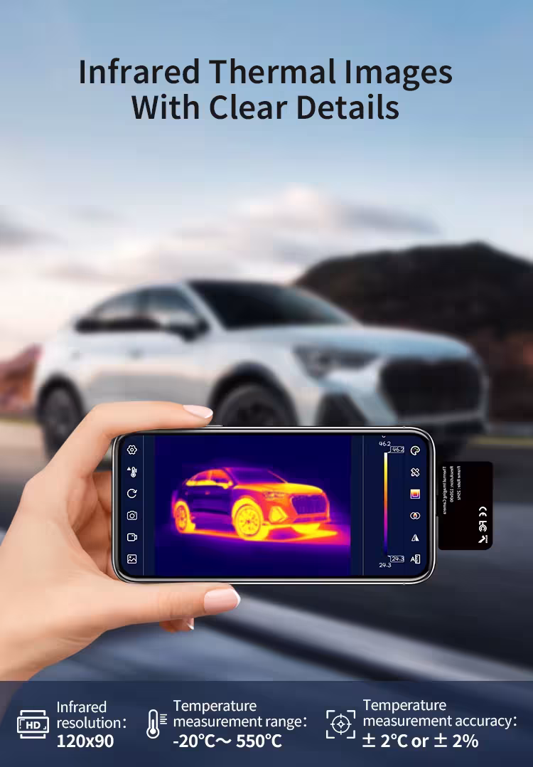Thermomètre infrarouge Android
