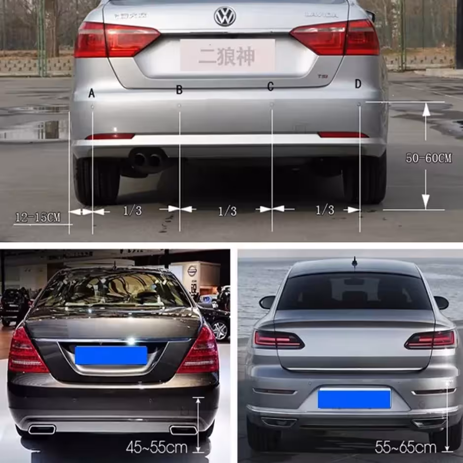 sistema de sensores de estacionamiento para automóviles