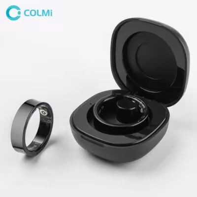 2024 COLMI R09 Smart Ring Men Women with Charging Case, Health and Sleep Monitor, Skin Temperature Monitor, 60 days battery life 1