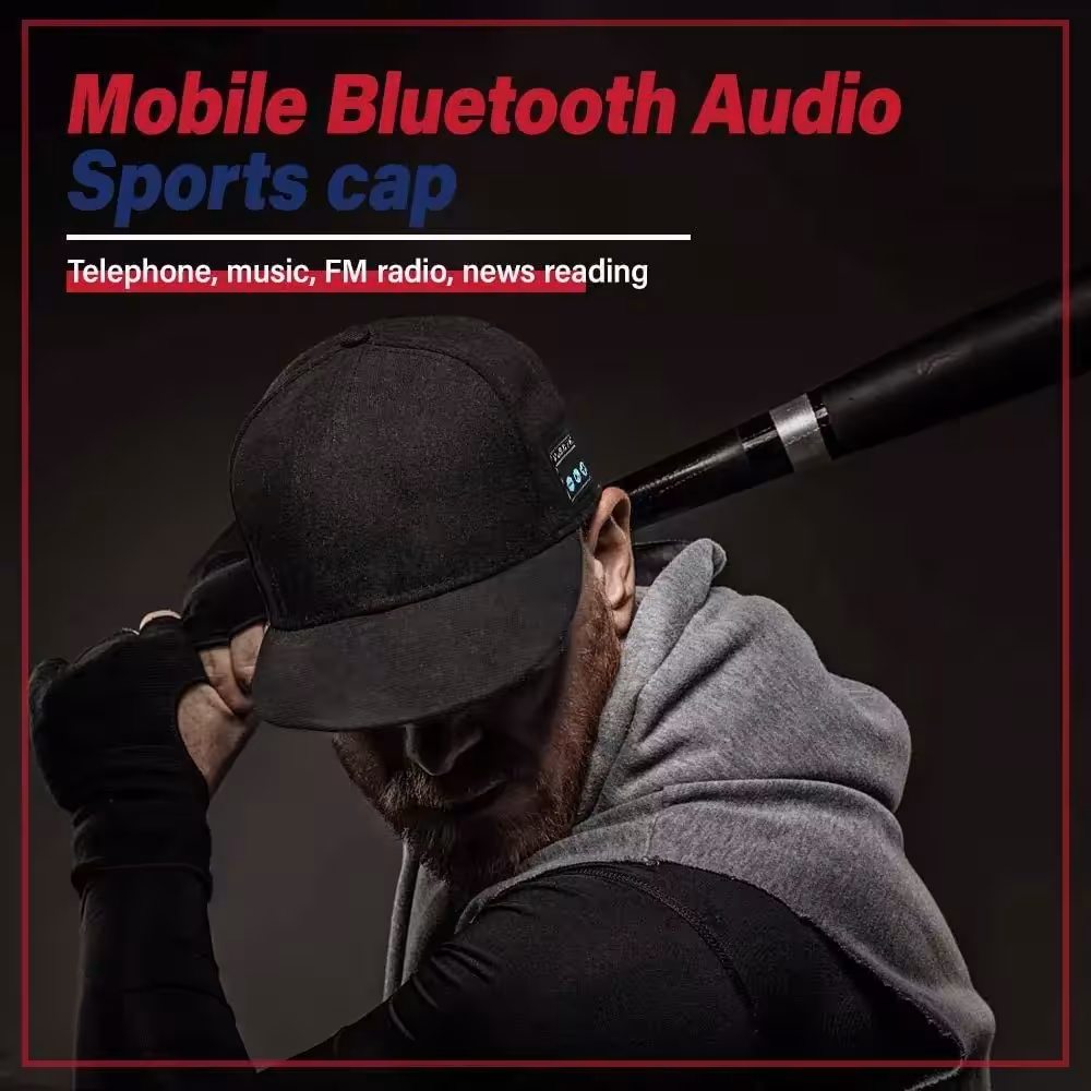 Bluetooth kepurė su garsiakalbiu