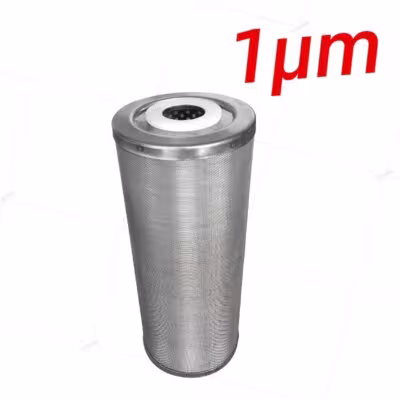 10*2.5 Inch Stainless Steel Filter Element, Stainless Steel Filter Cartridge, 304 Material, 1um 5um 10um 20um 40um 50um 100um 15 1