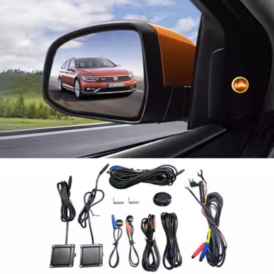 Car BSD Blind Spot Monitoring System 24GHz Microwave Radar Blind Spot Detection System BSM Blind Area Lane Change Assistance 1