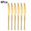 6 pieces - dinner knife
